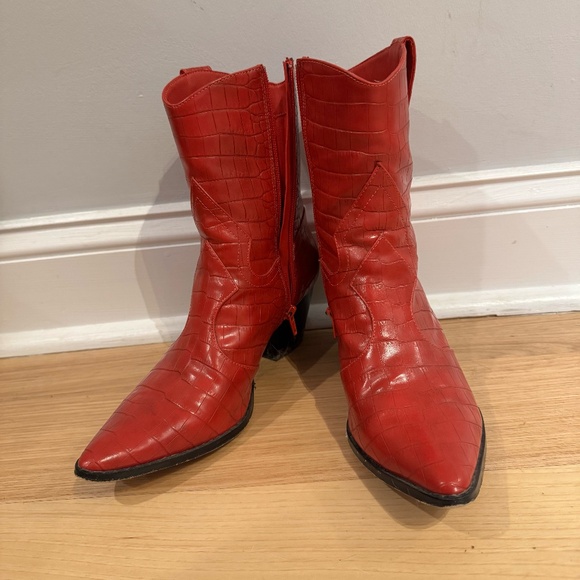 SOLD ted crocodile western boots - Picture 1 of 5